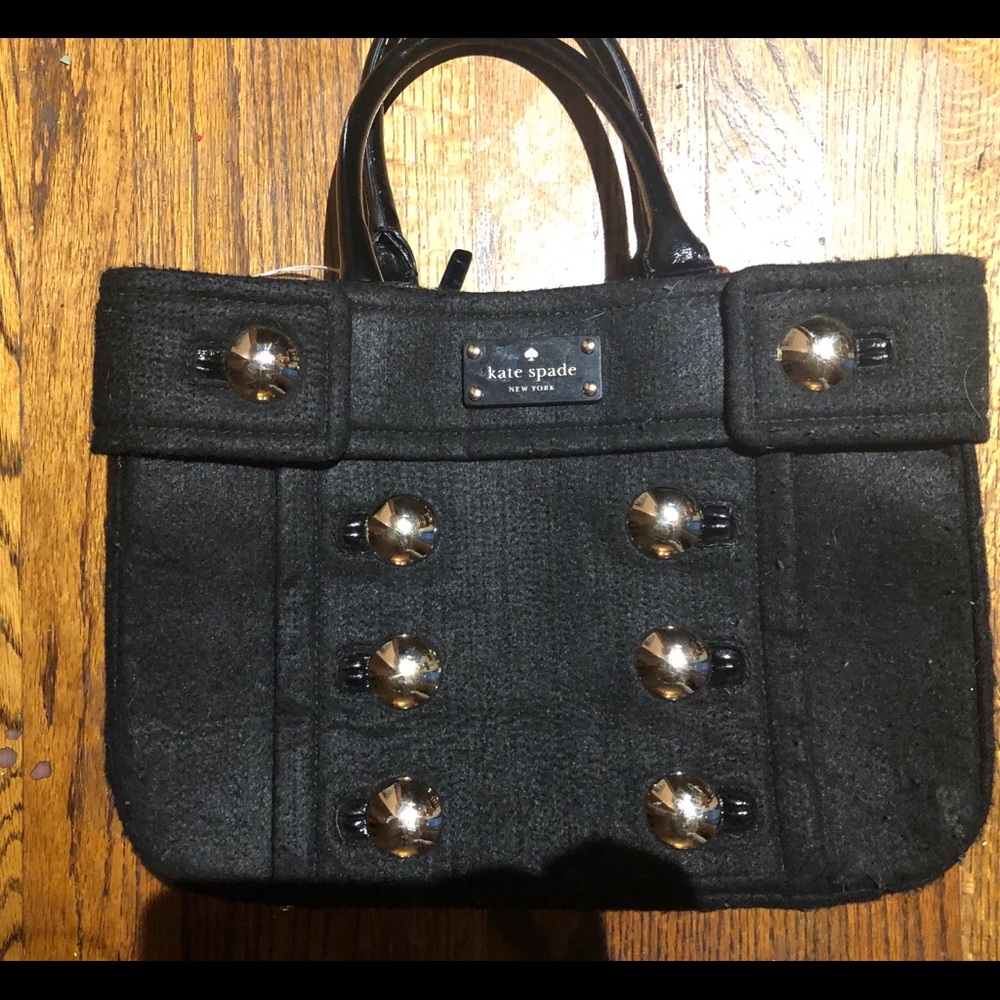 Kate spade wool button purse